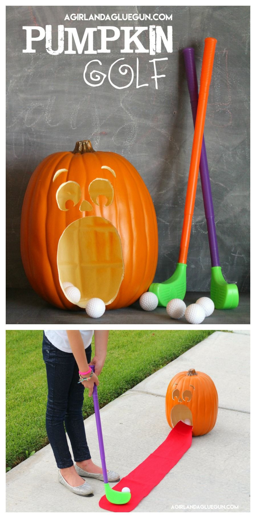 Preschool Halloween Party Game Ideas
 Pumpkin Golf