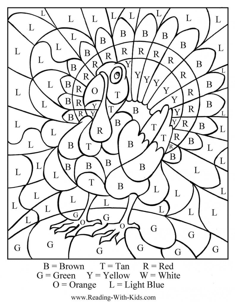 Preschool Printable Coloring Pages
 thanksgiving kid printables A girl and a glue gun