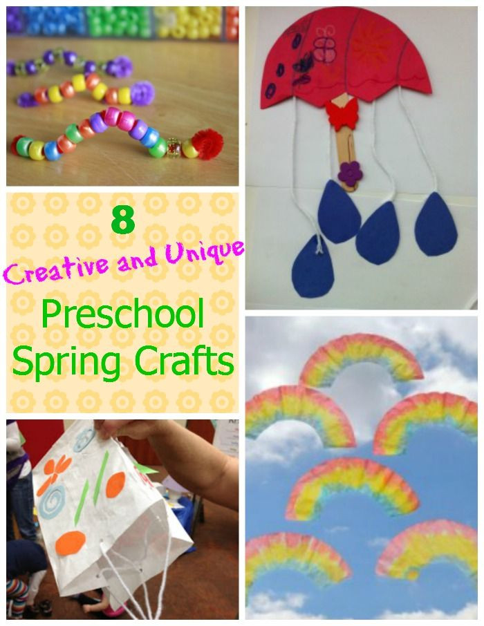 Preschool Spring Art Activities
 8 Creative and Unique Preschool Spring Crafts