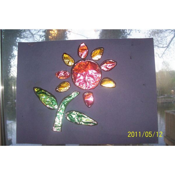 Preschool Spring Art Activities
 Stained Glass Spring Art Project for Preschool Cute