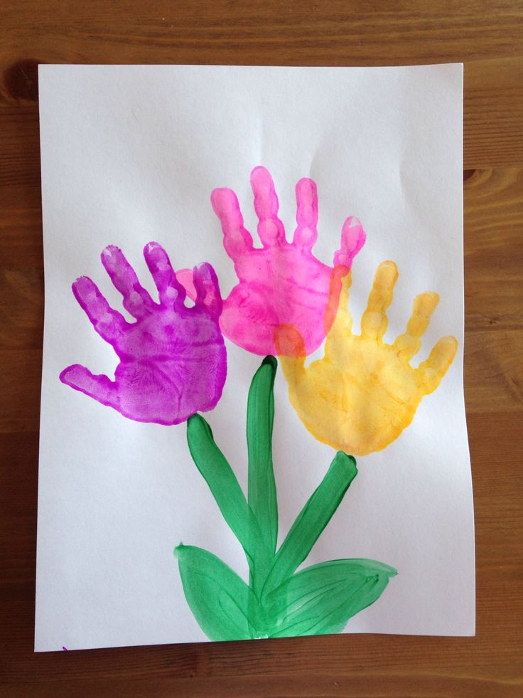 Preschool Springtime Crafts
 Handprint Flower Craft Spring Craft Preschool Craft