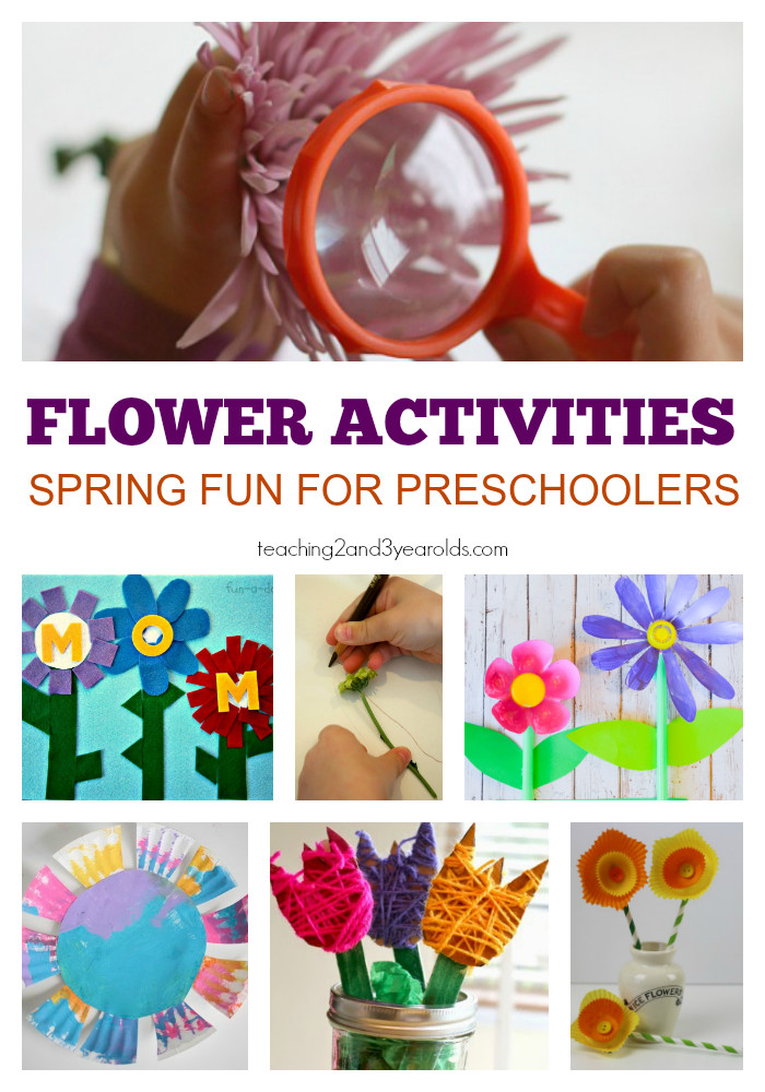 Preschool Springtime Crafts
 Fun Preschool Spring Activities Using Flowers