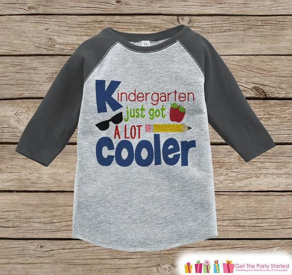 Preschool T Shirt Ideas
 Kids First Day of School Shirt Boys 1st Day of Kindergarten