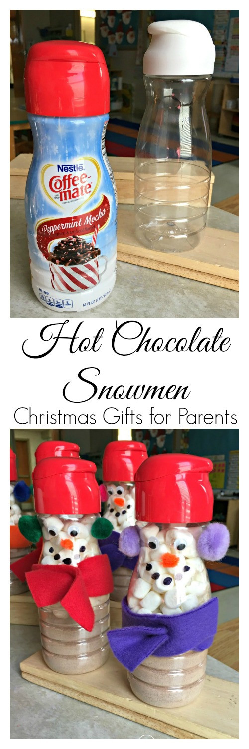Preschool Teacher Holiday Gift Ideas
 Christmas Gifts for Parents Coffee Creamer Snowmen