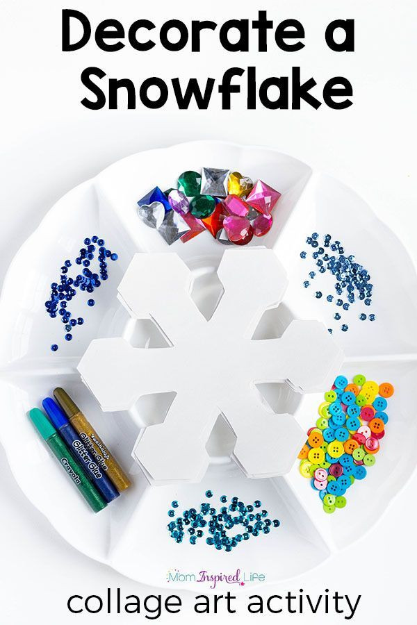 Preschool Winter Crafts Ideas
 Winter Craft Activity for Kids Decorate a Snowflake