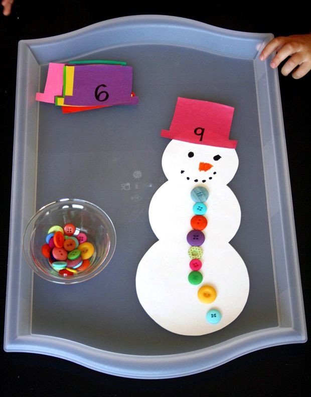 Preschool Winter Crafts Ideas
 counting snowman preschool winter activity