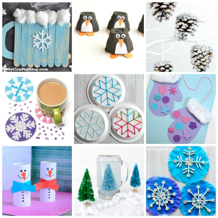 Preschool Winter Crafts Ideas
 Easy Winter Kids Crafts That Anyone Can Make Happiness