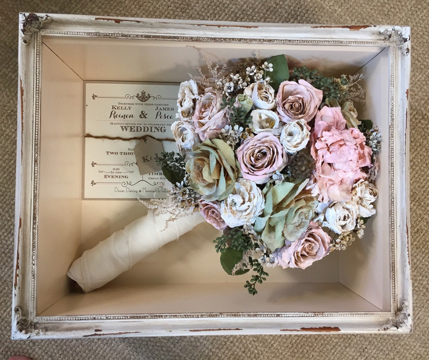 Preserve Wedding Flowers
 Floral Preservation for Wedding Bouquets in Shadow Box Local