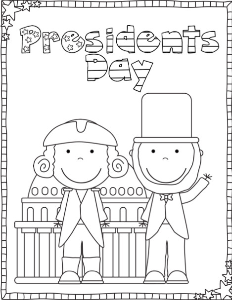 Presidents Day Coloring Pages Printable
 Ship Shape First Grade President s Day Printables Freebie 