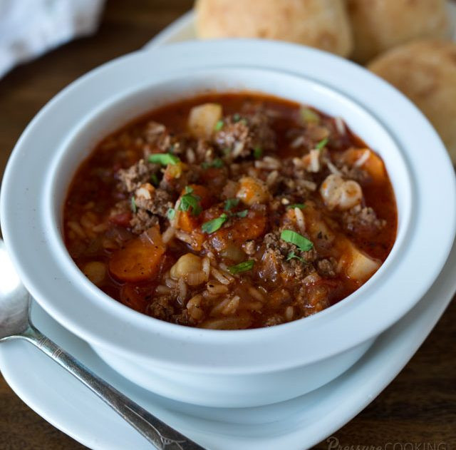 Pressure Cooker Beef Soup
 Pressure Cooker Recipes for an Easy and Delicious Dinner