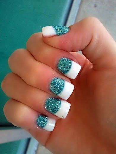Pretty French Tip Nails
 144 best Pretty French Tip Acrylics images on Pinterest