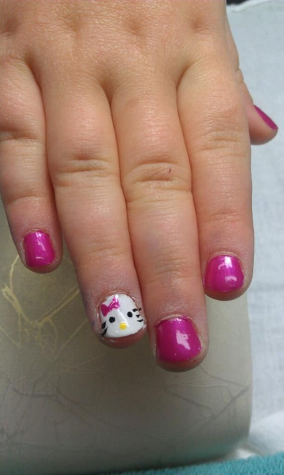 Pretty Girl Nails
 23 Summer pink polish Nail Designs for Girls girly t Pink