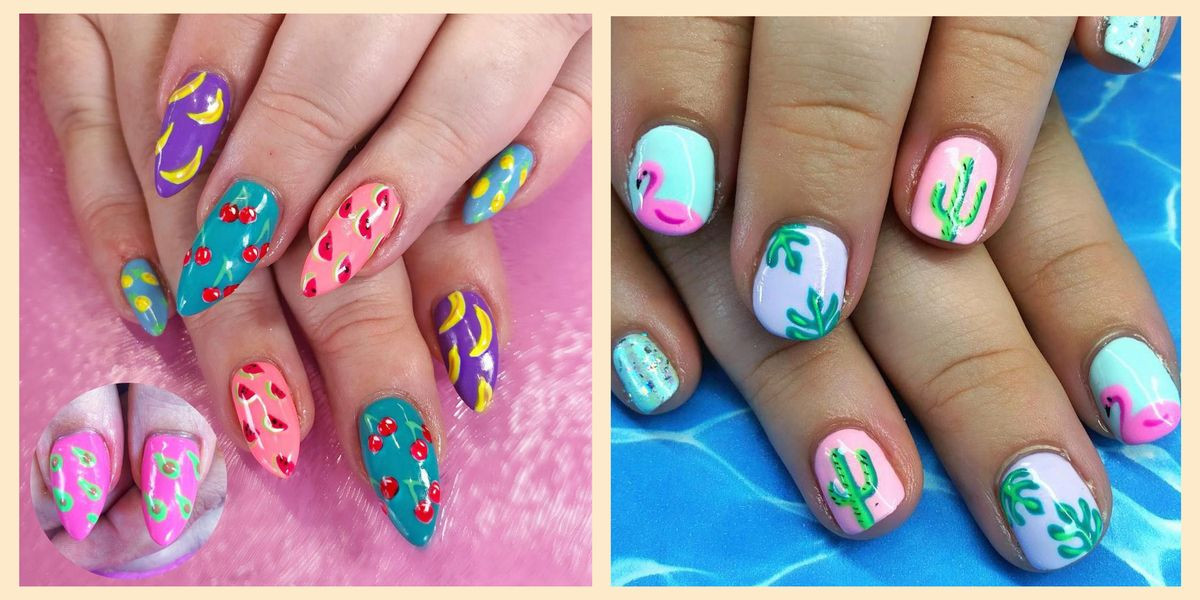 Pretty Nail Colors For Summer
 30 Summer Nail Art for 2019 Best Nail Polish Designs for