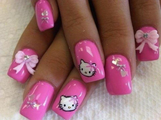 Pretty Nails For Kids
 14 Lovely Nail Designs for Your Kids Birthday Party