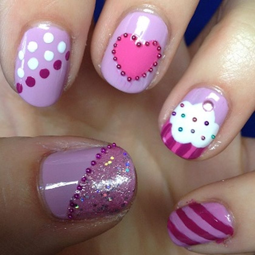 Pretty Nails For Kids
 Cute nail art for kids girl Fashion Best