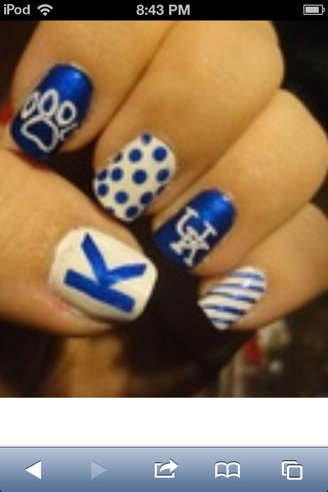 Pretty Nails Louisville Ky
 University of Kentucky nails wish I could do these