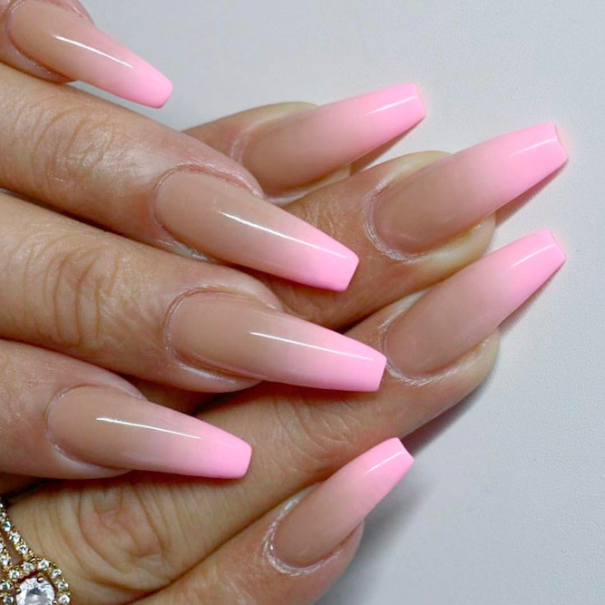 Pretty Nude Nails
 30 Awesome Ombre Nail Designs