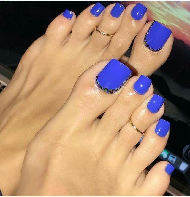 Pretty Toe Nail Colors
 Love the periwinkle blue color but I like mine a lot