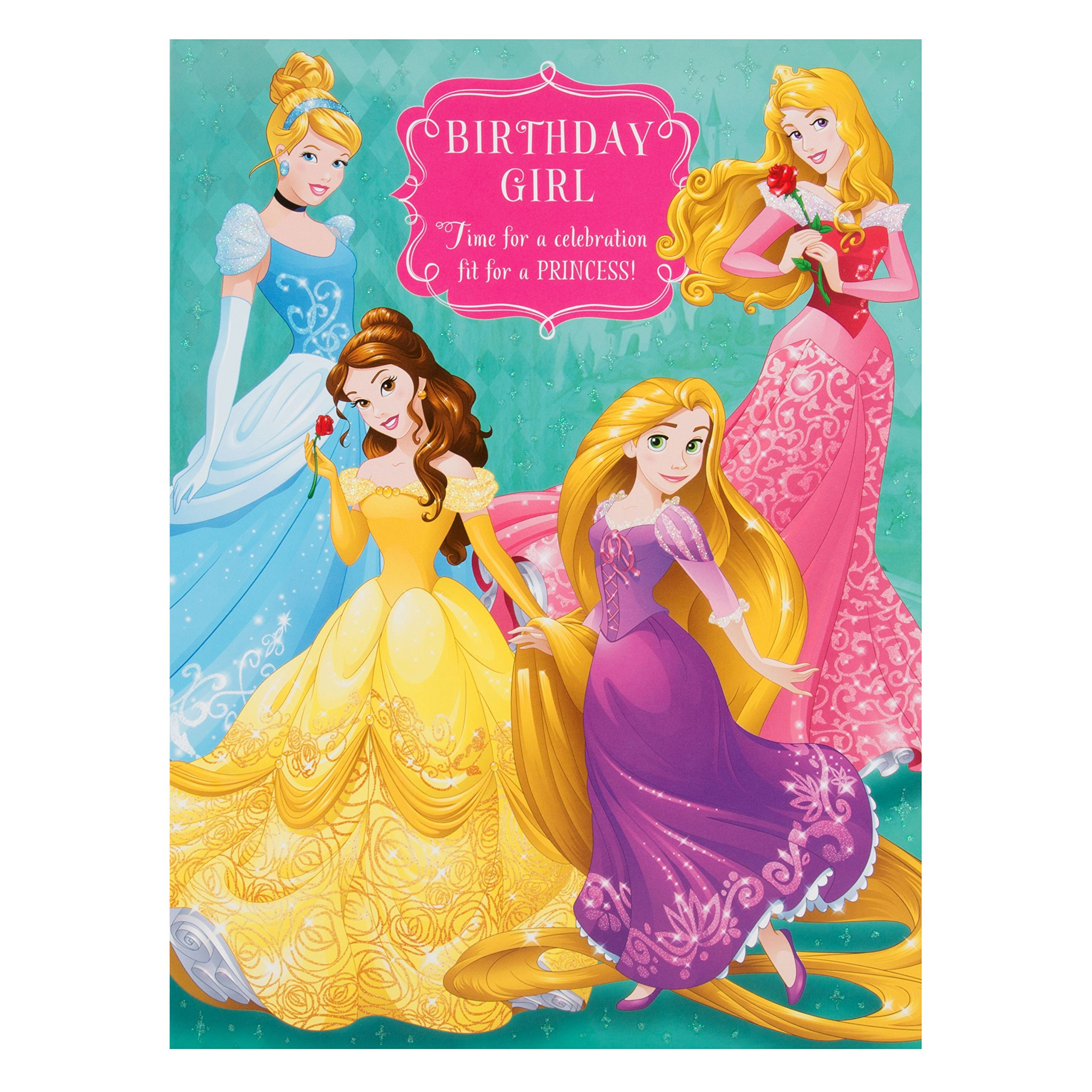 Princess Birthday Cards
 Birthday Card Amazon