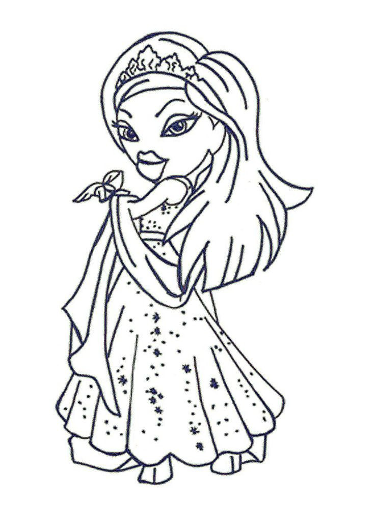Princess Coloring Sheets For Girls
 14 best glam girls images on Pinterest