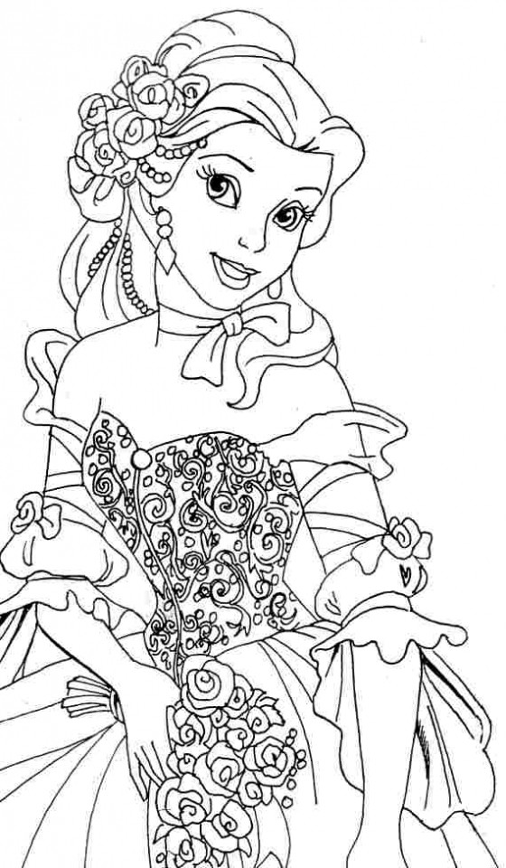 Princess Coloring Sheets For Girls
 Princess Pages For Girls Coloring Pages