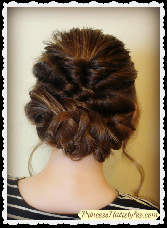 Princess Updo Hairstyle
 Hairstyles For Girls Princess Hairstyles