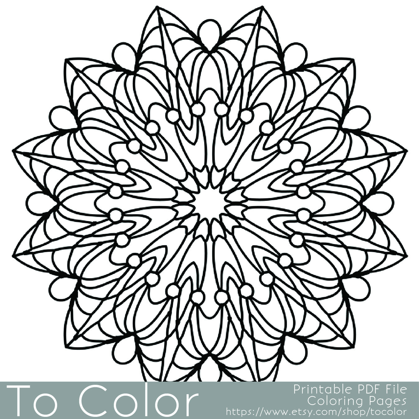 Print Free Coloring Pages For Adults
 Simple Printable Coloring Pages for Adults Gel Pens Mandala