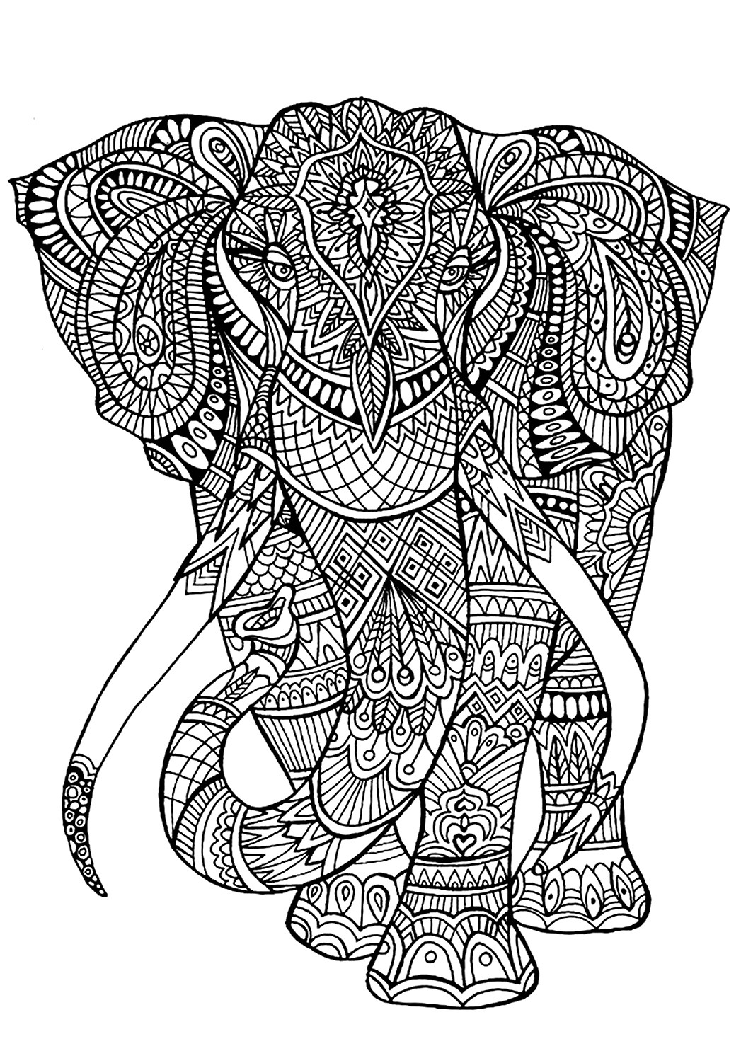 Print Free Coloring Pages For Adults
 like this one intended for adults to color can