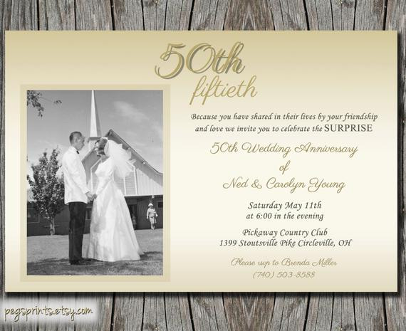 Printable 50th Wedding Anniversary Invitations
 301 Moved Permanently