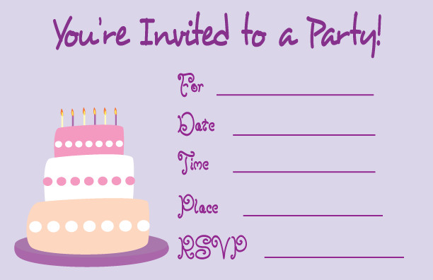Printable Birthday Invitation Cards
 Printable Birthday Cards Printable Invitation Cards