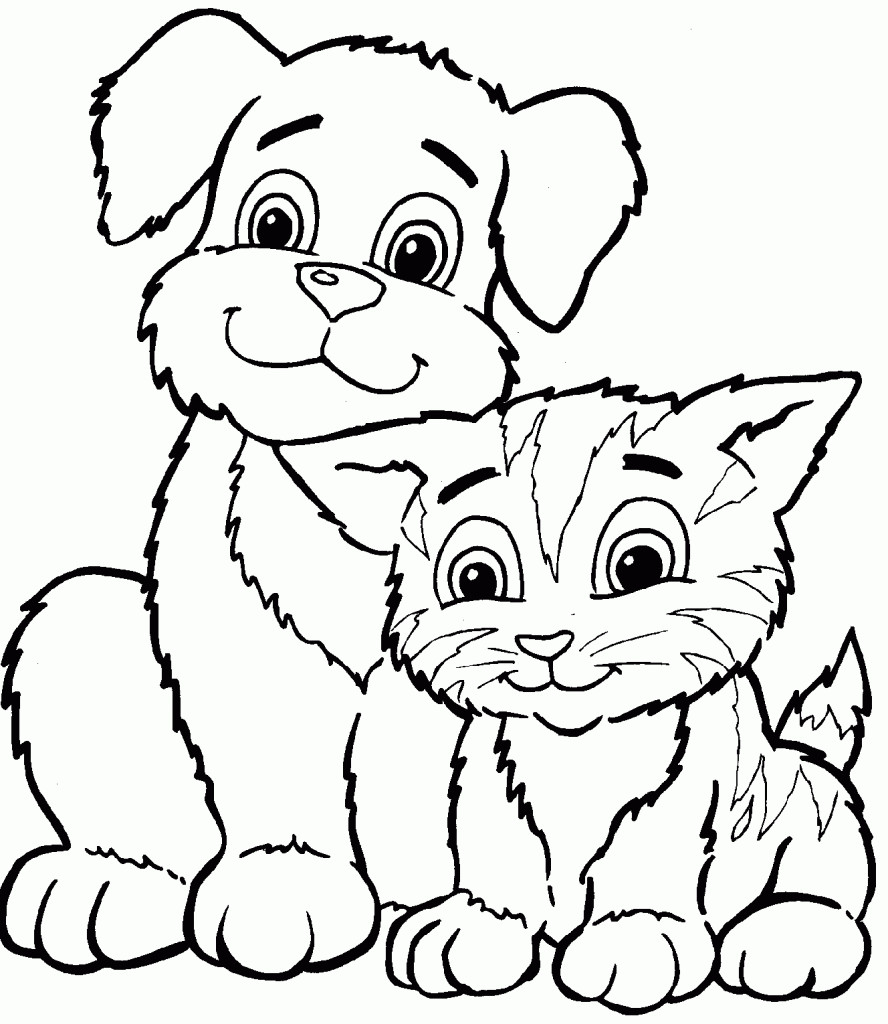 Printable Cat Coloring Pages For Kids
 Free Printable Cat Coloring Pages For Kids