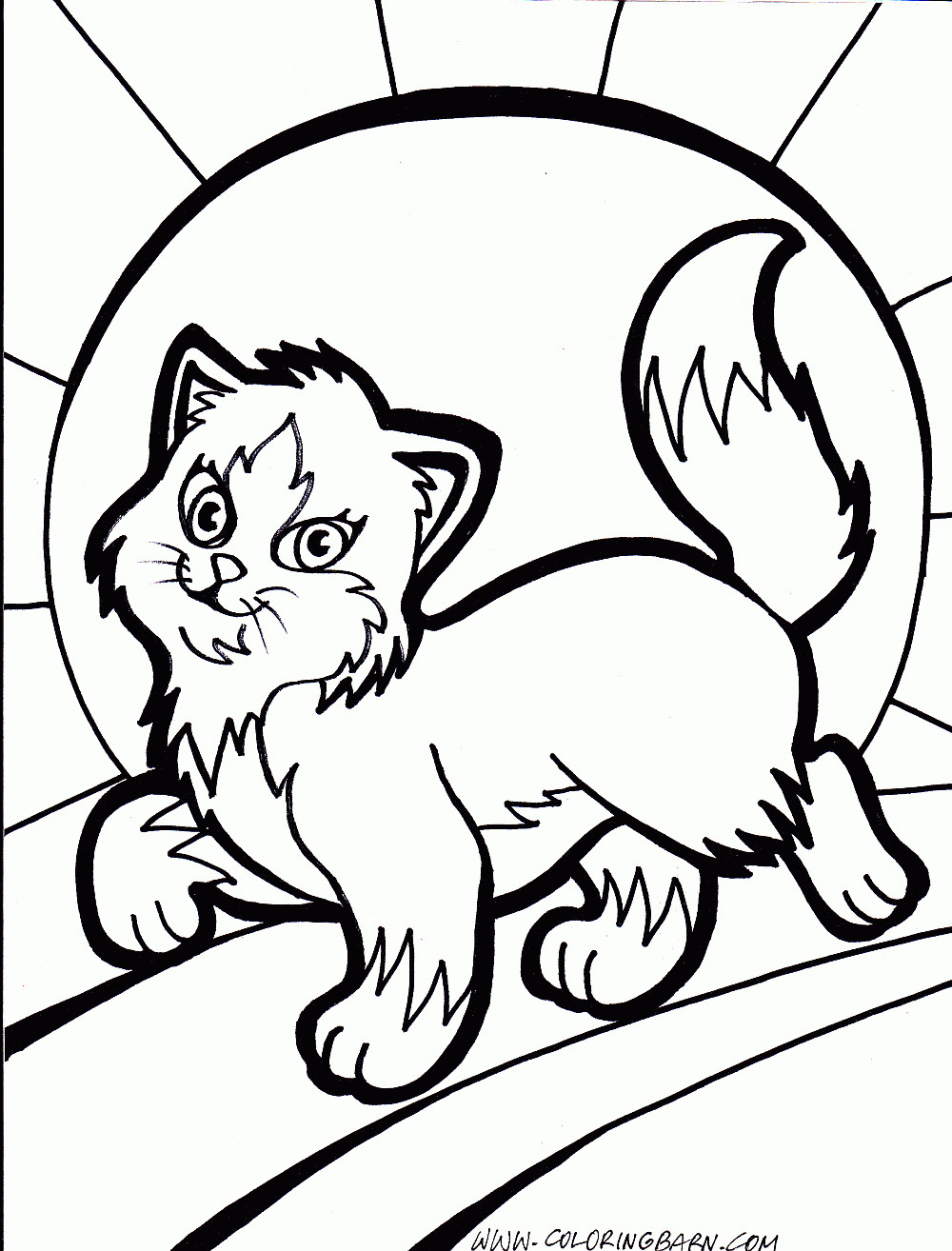 Printable Cat Coloring Pages For Kids
 Coloring Pages for Kids Cat Coloring Pages for Kids