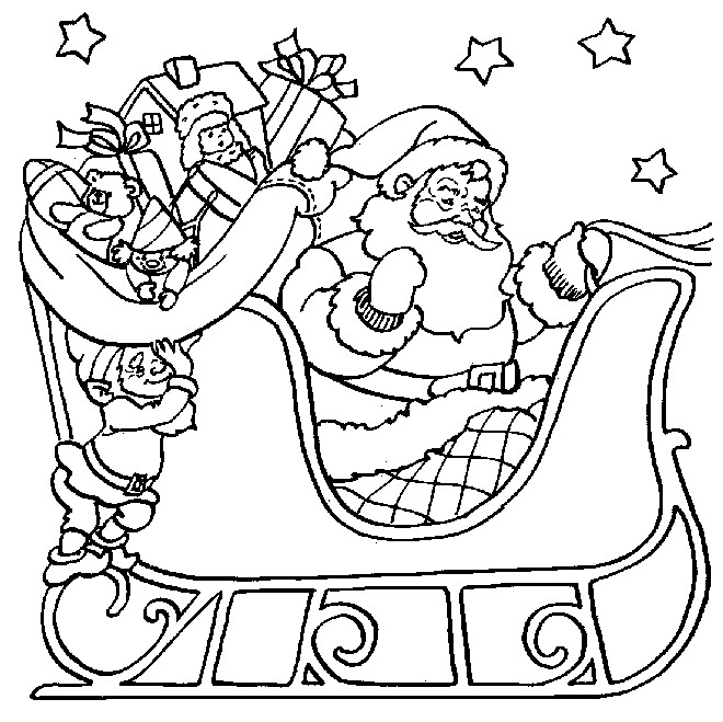 Printable Christmas Coloring Pages
 christmas coloring