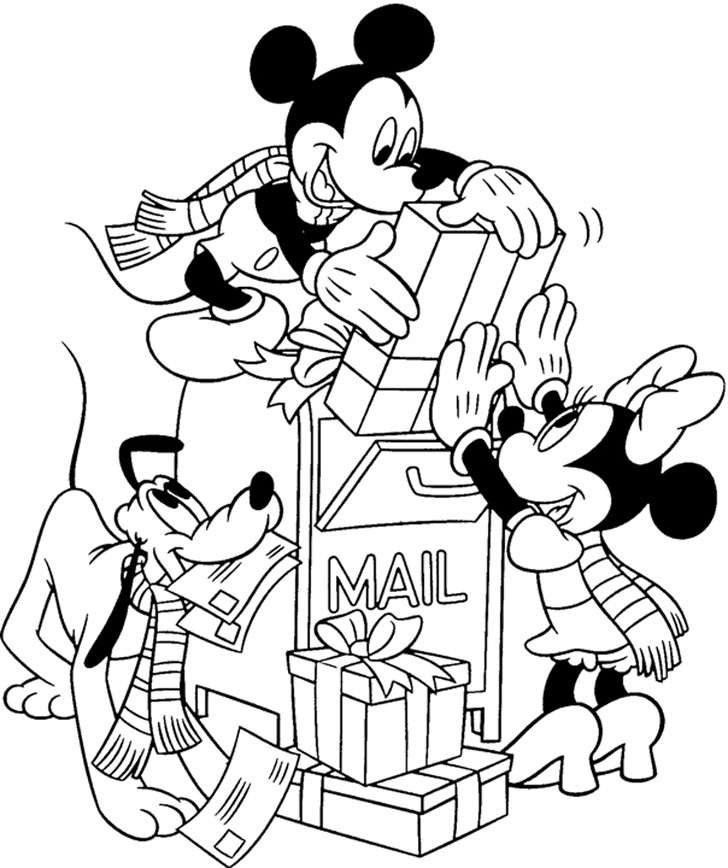 Printable Christmas Coloring Pages
 14 Disney Christmas Coloring Pages Picture Disney
