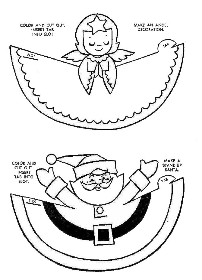 Printable Christmas Crafts For Kids
 XMAS COLORING PAGES