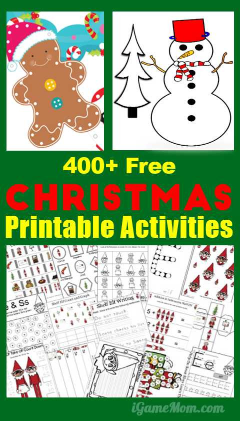 Printable Christmas Crafts For Kids
 Tons of Free Christmas Printables for Kids – Lesson Plans