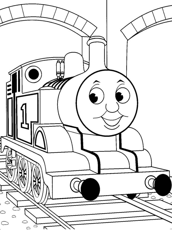 Printable Coloring For Kids
 Thomas Train Coloring Pages