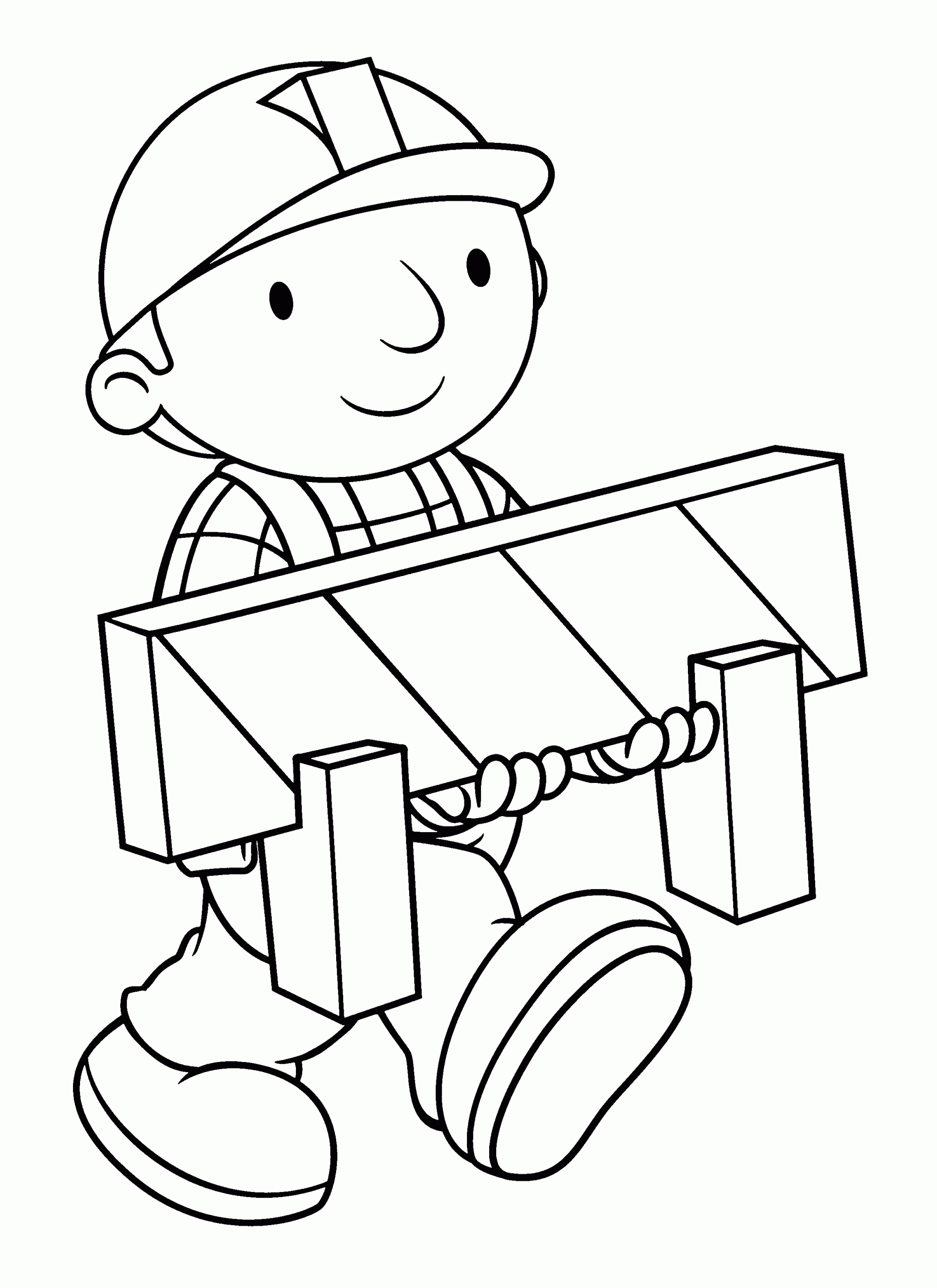 Printable Coloring For Kids
 Free Printable Bob The Builder Coloring Pages For Kids