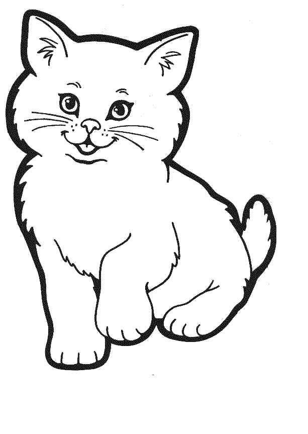 Printable Coloring Pages Cats
 Cat Coloring Pages