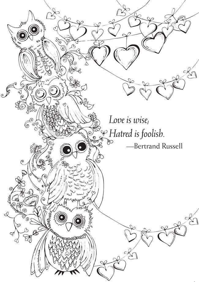 Printable Coloring Pages For Adults Love
 Wel e to Dover Publications From BLISS Love Coloring