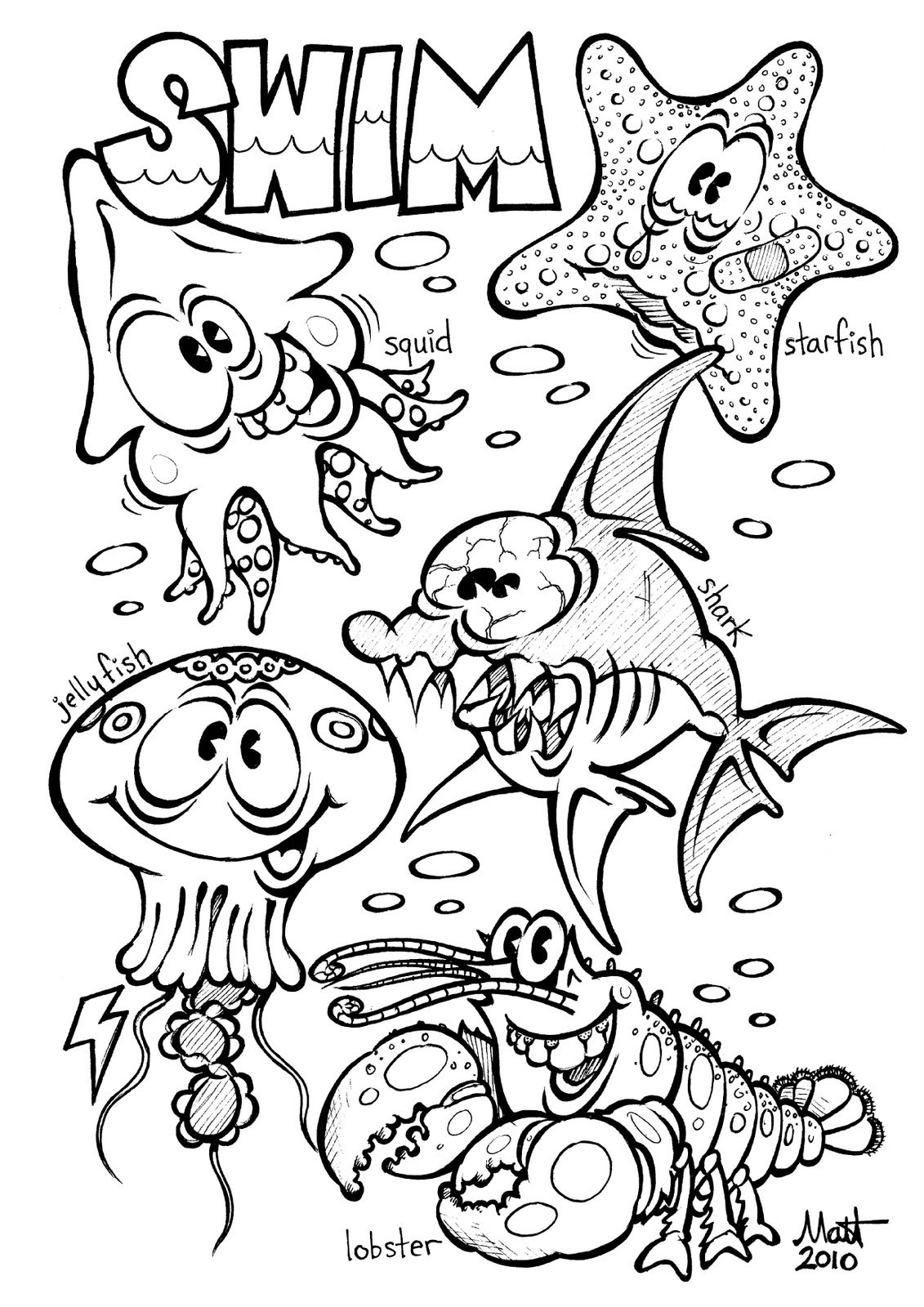 Printable Coloring Pages For Kids Animals
 Free Printable Ocean Coloring Pages For Kids
