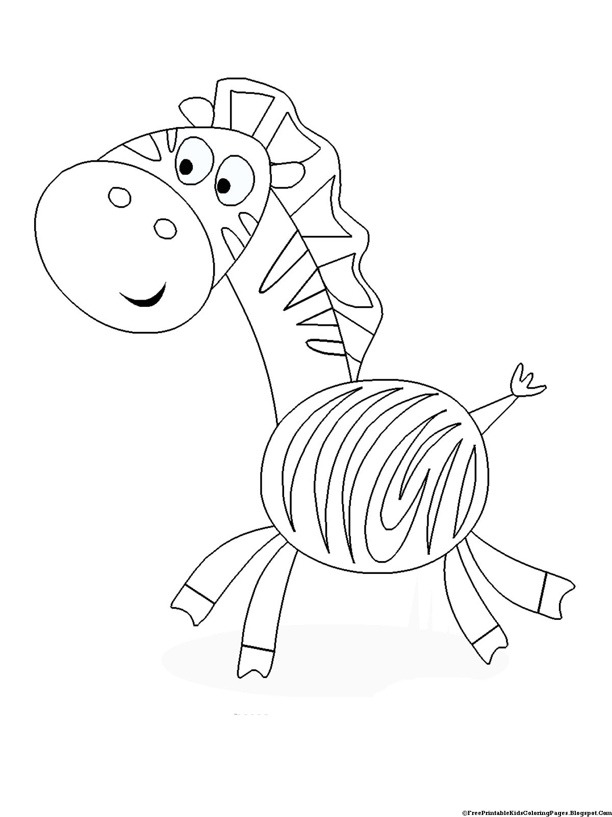 Printable Coloring Pages For Toddlers
 Zebra Coloring Pages