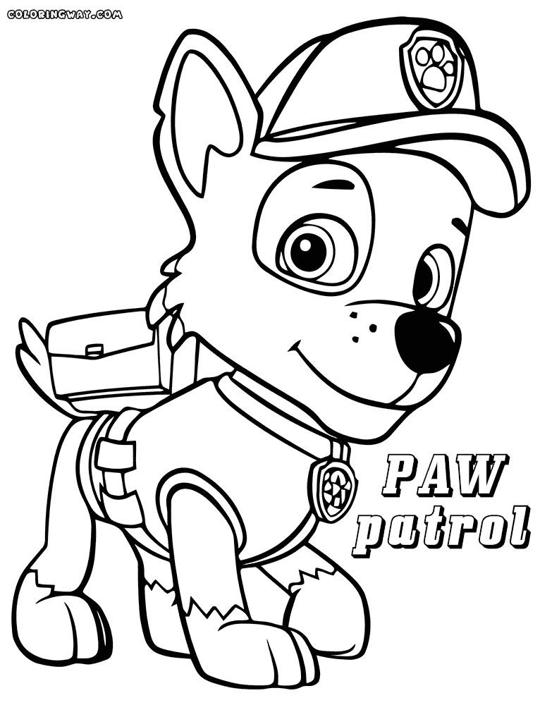Printable Coloring Pages Paw Patrol
 Paw Patrol Printable Mask Coloring Pages Sketch Coloring Page