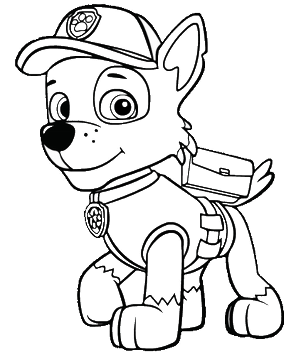 Printable Coloring Pages Paw Patrol
 Paw Patrol Coloring Pages