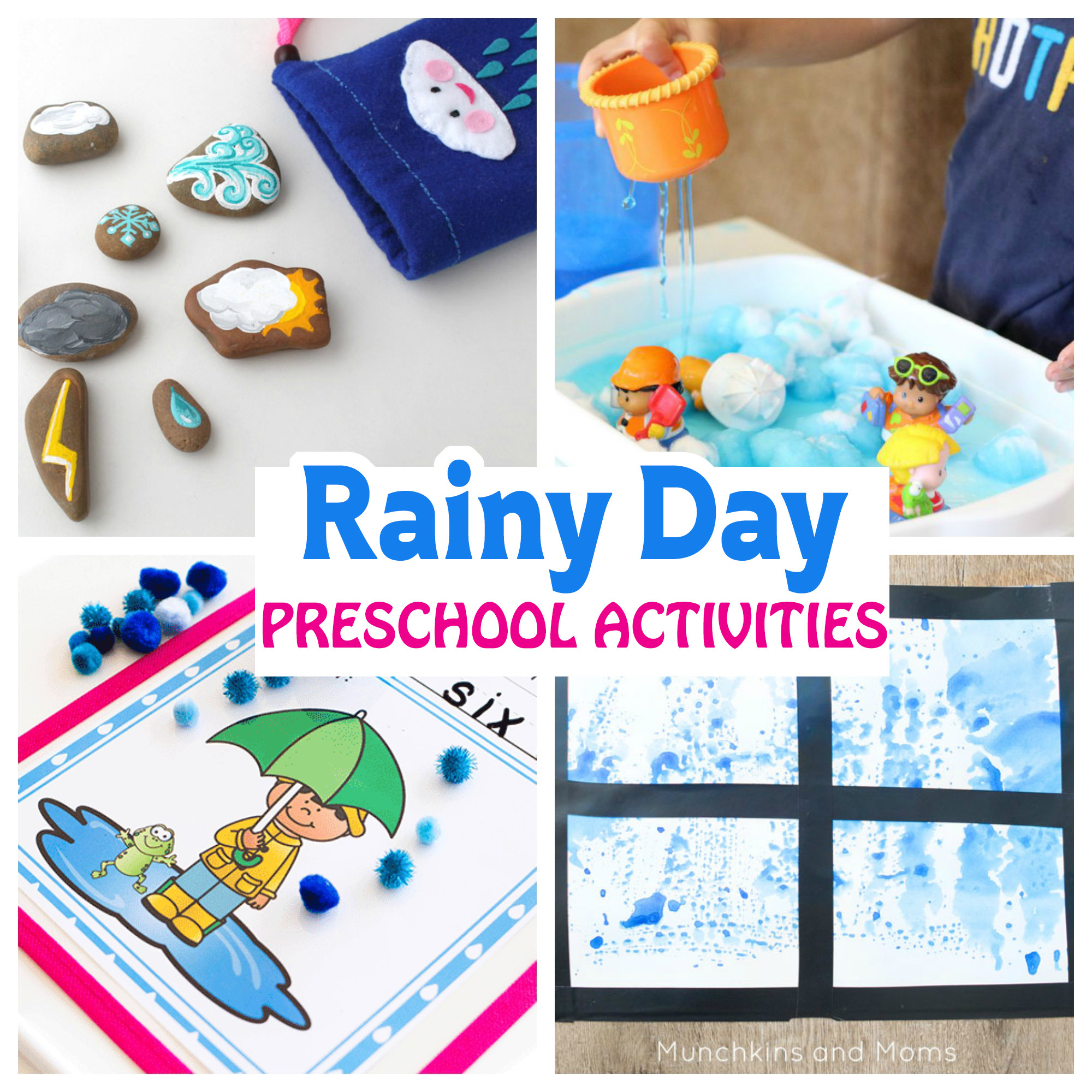 Printable Crafts For Preschoolers
 Rainy Day Preschool Activities Munchkins and Moms