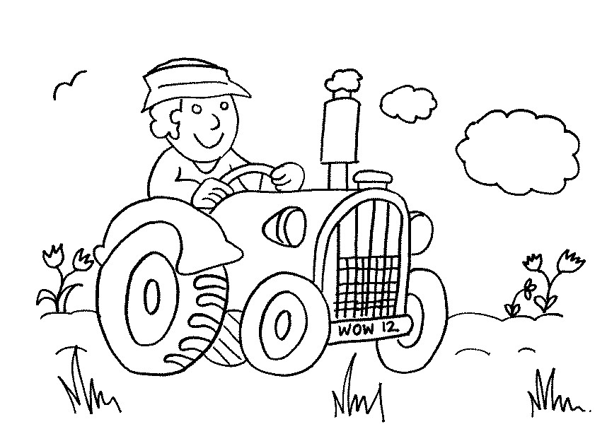 Printable Farm Coloring Pages
 Old Macdonald Had A Farm Coloring Pages Coloring Home