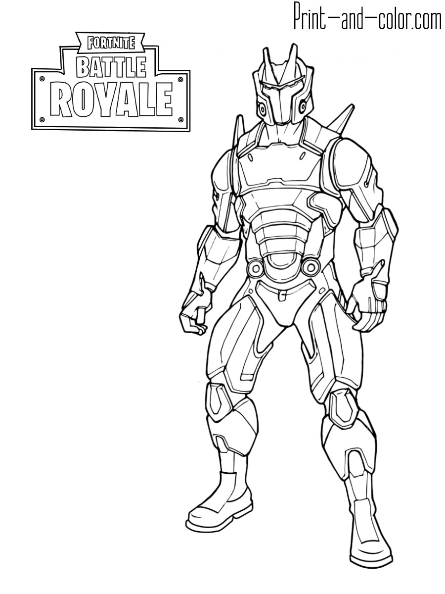 Printable Fortnite Coloring Pages
 Fortnite coloring pages Print and Color