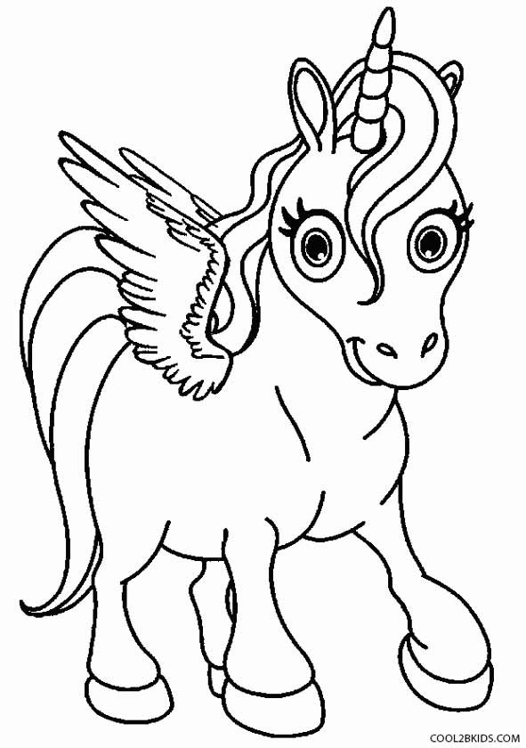 Printable Kids Coloring Pages
 Printable Pegasus Coloring Pages For Kids