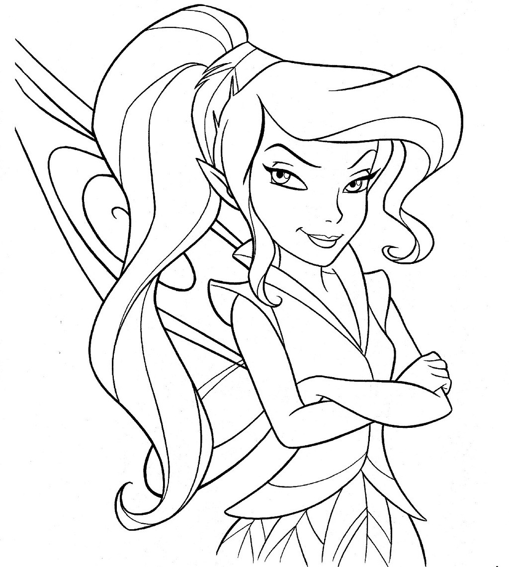 Printable Kids Coloring Sheets
 Free Printable Fairy Coloring Pages For Kids