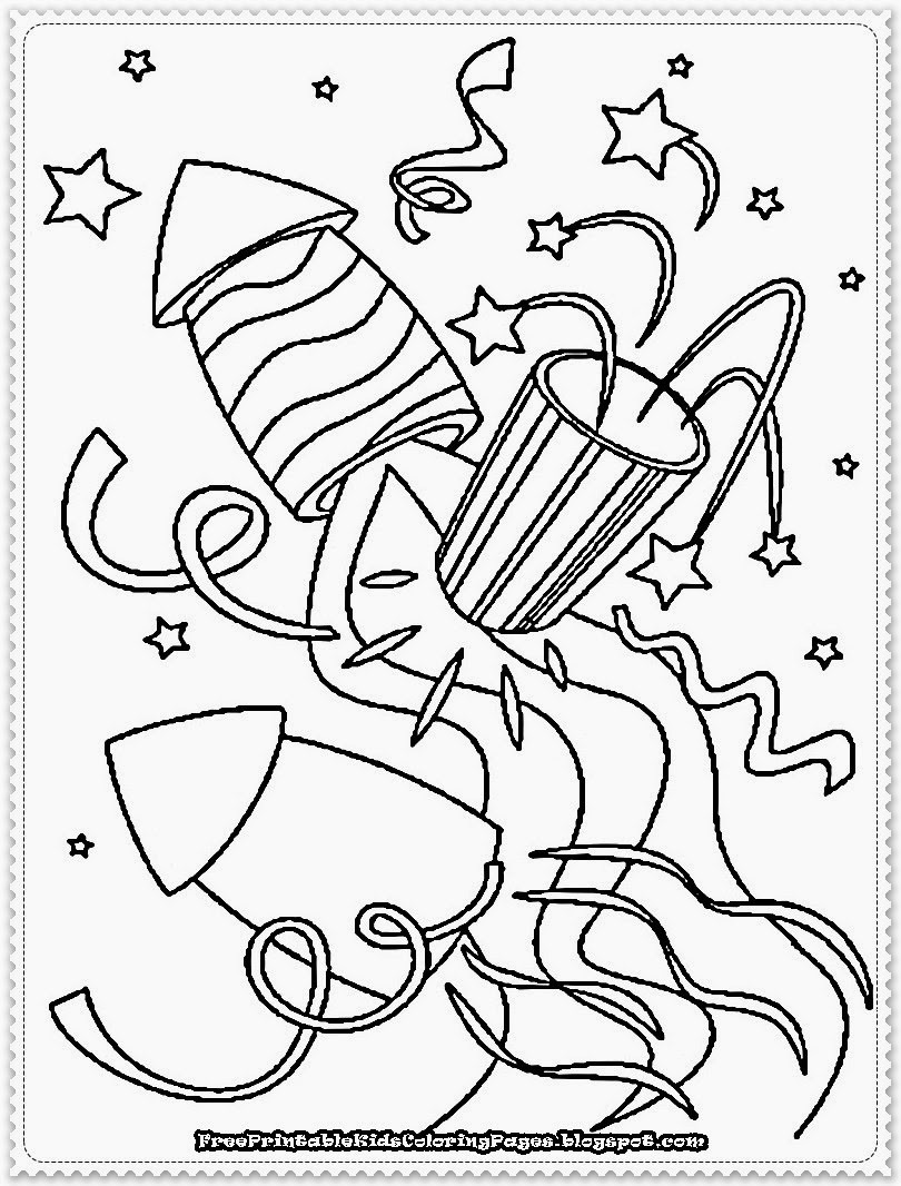 Printable New Years Coloring Pages
 New Year Printable Coloring Pages Free Printable Kids